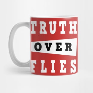 truth over flies, kamala pence debate Mug